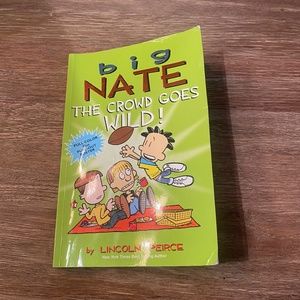 Book (full color poster not included): big Nate THE CROWD GOES WILD! By Pierce